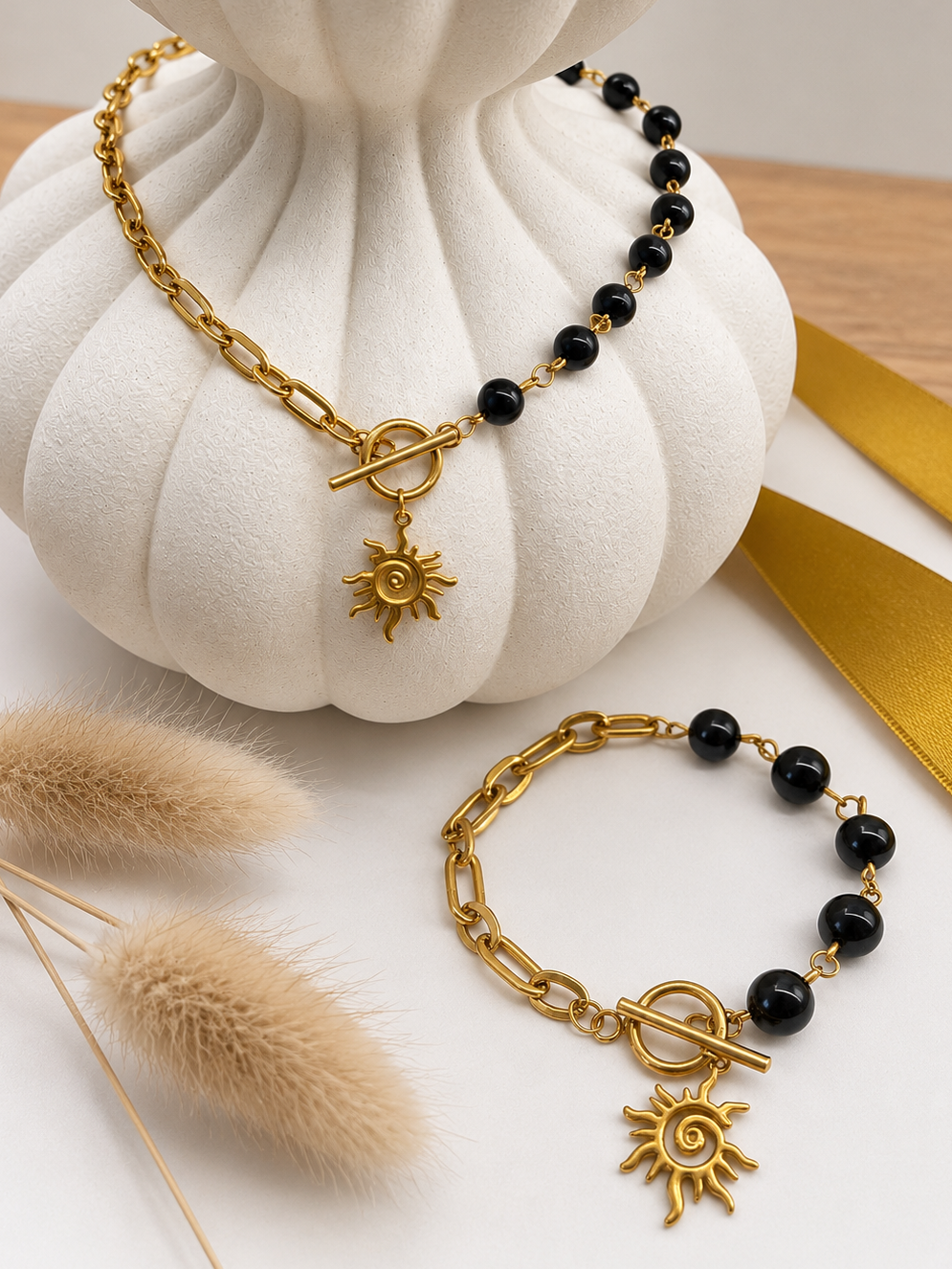 Parure Hélia - Bracelet & Collier